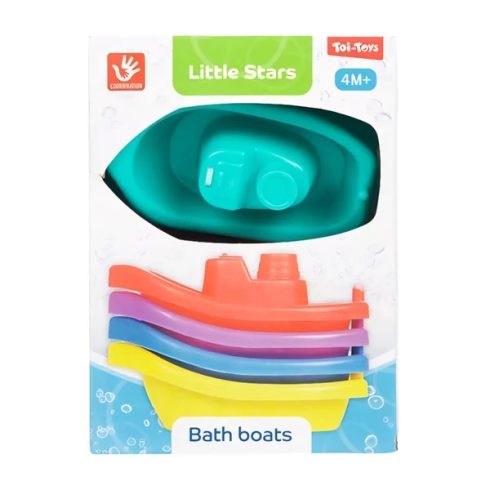 Little Stars 5db-os hajó fürdőjáték