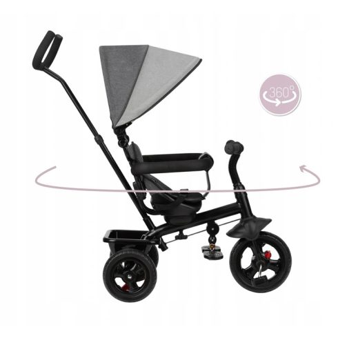 MoMi IRIS tricikli (forgatható üléssel) - Grey