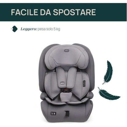 Chicco Gro-Up biztonsági autósülés I-Size 76-150 cm Isofix-nélküli autókba - Stone