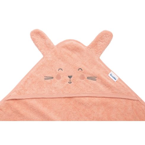 Sensillo kapucnis fürdőlepedő 90*90 cm - nyuszi 