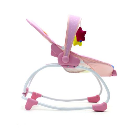 Asalvo Evolutive zenélő-rezgő pihenőszék 0-18 kg - Unicorn Pink