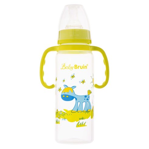 Baby Bruin polipropilén fogantyús cumisüveg, 240ml - Csacsi