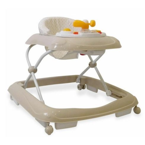 Asalvo bébikomp zenés játéktálcával - Baby Starts Beige