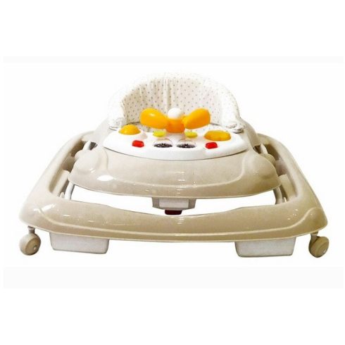 Asalvo bébikomp zenés játéktálcával - Baby Starts Beige