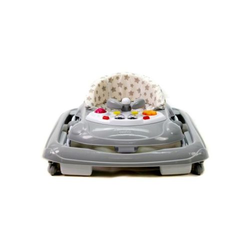 Asalvo bébikomp zenés játéktálcával - Baby Stars Grey