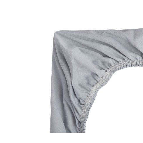 Matracvédő lepedő mózeskosárba 35*75 cm - szürke 