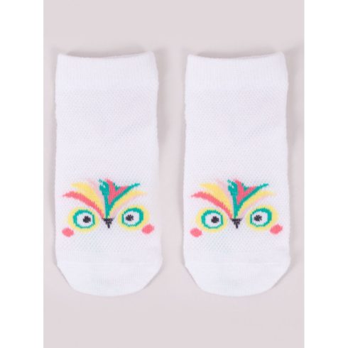 Yoclub pamut bokazokni 23/26 - fehér/bagoly