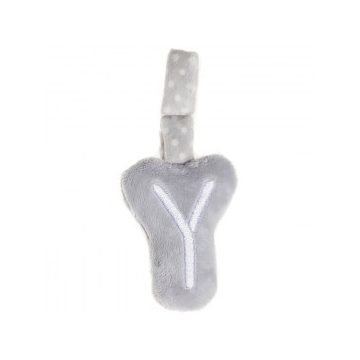 Artesavi  plüss "Y" betű - babakocsi csörgőre