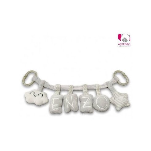 Artesavi  plüss "Z" betű - babakocsi csörgőre