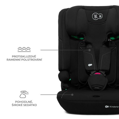 Kinderkraft I-Comfy i-Size biztonsági autósülés  76-150cm - Fekete