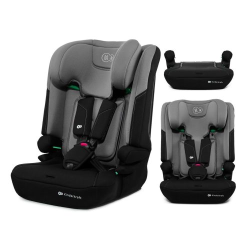 Kinderkraft I-Comfy i-Size biztonsági autósülés  76-150cm - Sötétszürke