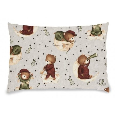 Lapos párna levehető huzattal 40x60 cm -    Maci a holdon