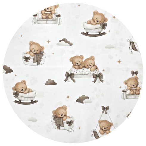 Baby Shop 2 részes babaágynemű 90x120 cm - Mackó álom bézs