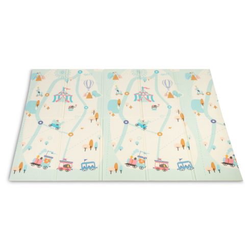 Összehajtható játszószőnyeg 200x180 cm - Cirkusz
