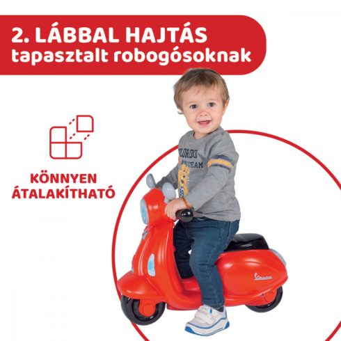 Chicco Vespa Primavera robogó 12-36 hó lábbal hajtós - piros