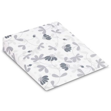 Sensillo refluxpárna huzat  38x30cm - Szürke virág