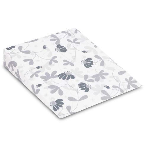 Sensillo refluxpárna huzat  38x30cm - Szürke virág