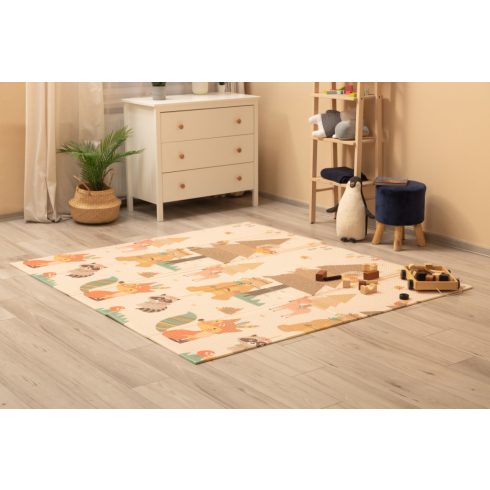 Összehajtható játszószőnyeg 200x180 cm - Indiánok 