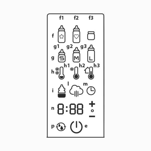 Chicco Cumisüveg-melegítő sterilizálóval
elektromos 0h +