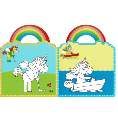 Unikornisok 1. - Színezd ki és ragaszd be matricákkal 