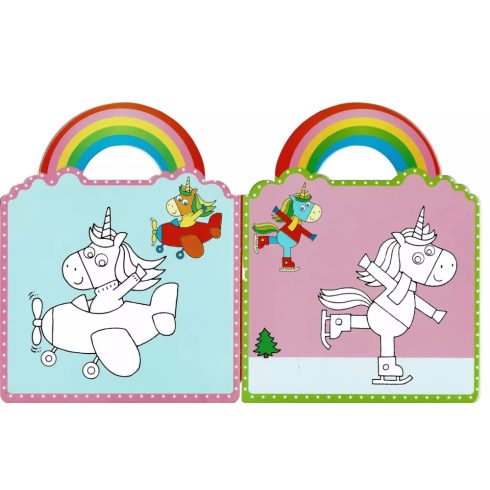 Unikornisok 1. - Színezd ki és ragaszd be matricákkal 