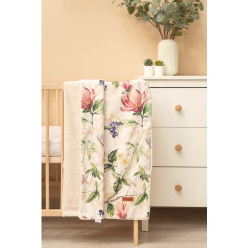 Sensillo kétoldalas babatakaró 80x100 cm - magnólia