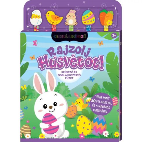 Ceruzás kifestő - Rajzolj húsvétot