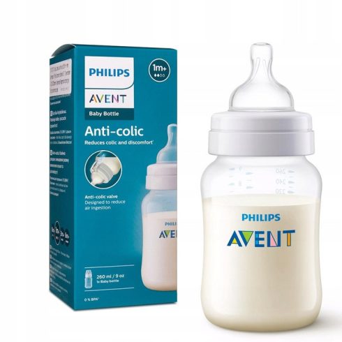 Philips AVENT SCY103/01 Cumisüveg Anti-colic 260ml 1hó+