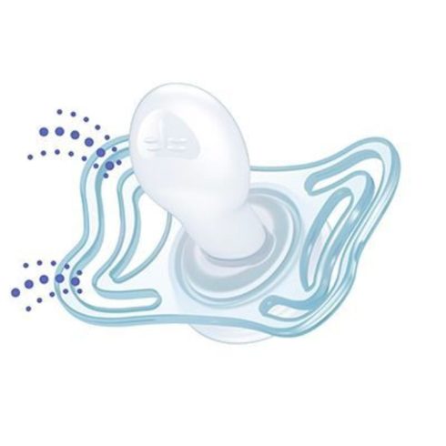 Chicco Physio Forma Light szilikon cumi 2 db, 2-6 hó rózsaszín kismadár/varjú 