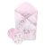 Baby Shop kókuszpólya 75x75cm - rózsaszín virágos nyuszi 