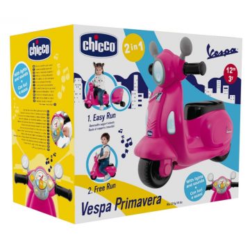   Chicco Vespa Primavera robogó 12-36 hó lábbal hajtós - rózsaszín