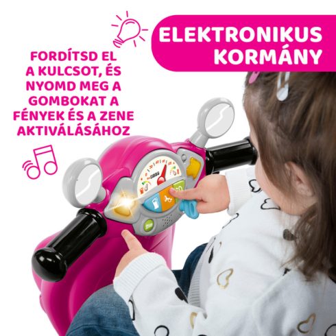 Chicco Vespa Primavera robogó 12-36 hó lábbal hajtós - rózsaszín