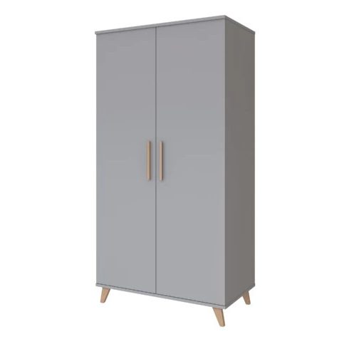 Flip Grey 2 osztású szekrény