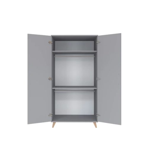 Flip Grey 2 osztású szekrény