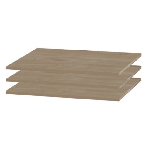 Peak Natural Oak & White 2/3 osztású szekrényhez polc csomag