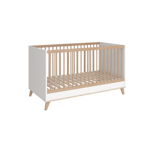 FLIP White & Oak átalakítható 140-es babaágy