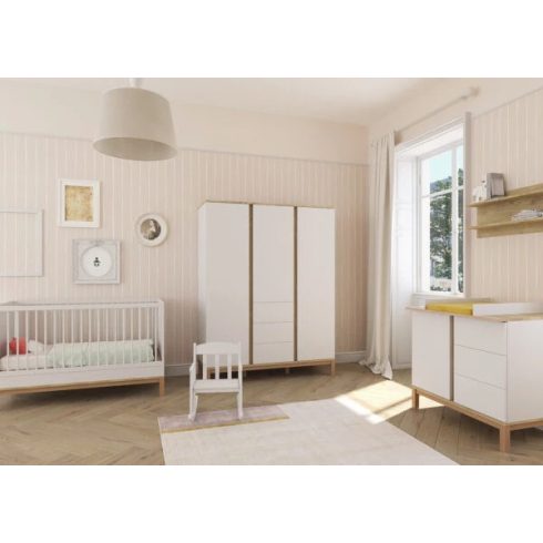 Loop White & Oak Átalakítható 140-es babaágy