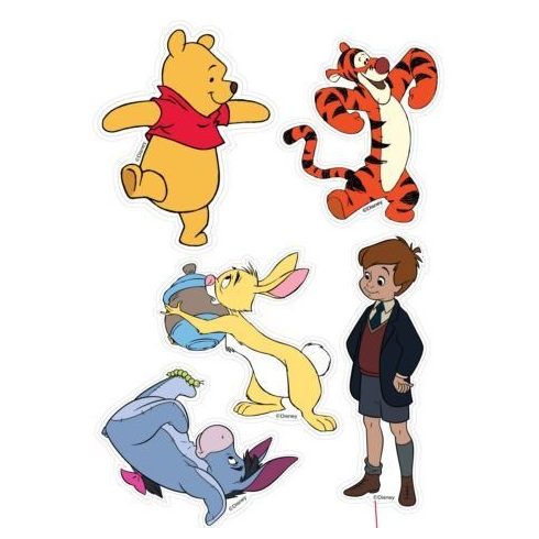 Disney Winnie the Pooh 5 részes fali dekoráció