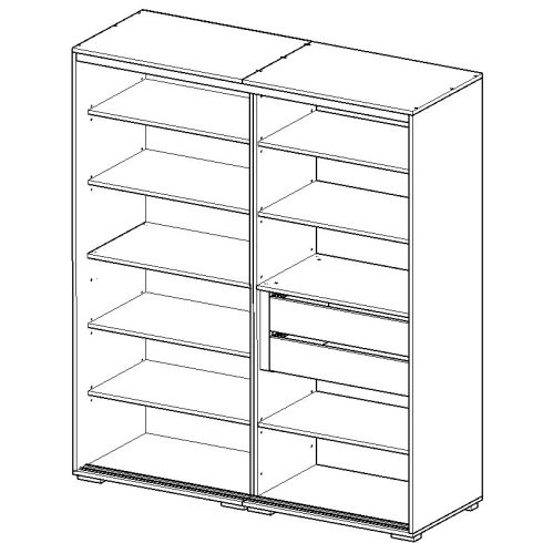 Todi Teddy gardróbszekrény 180-as