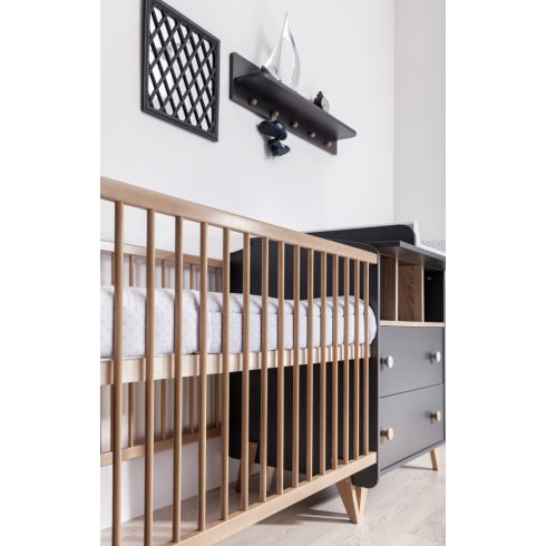 Faktum Colette Antracit falipolc - Antracit szürke/Sonoma tölgy 