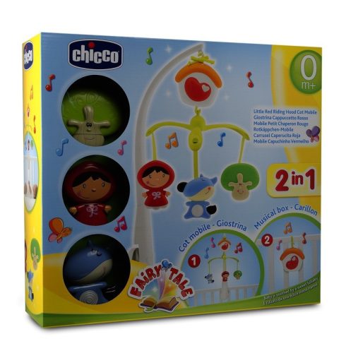 Chicco Piroska és a Farkas - zenélő forgóka és zenedoboz