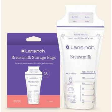 Lansinoh anyatejtároló fagyasztózacskó - 25 db/csomag