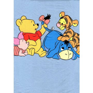 Disney pamut,gumis lepedő - Micimackó & barátai (kék)