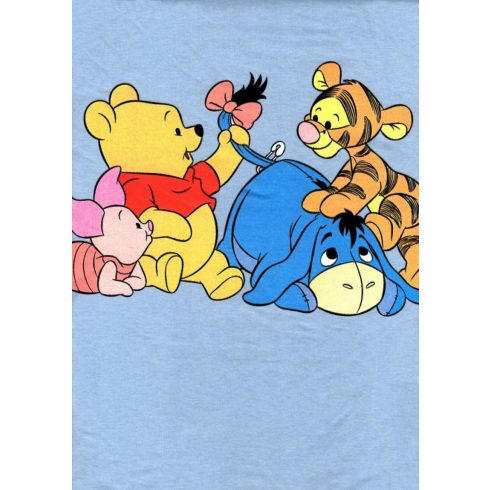 Disney pamut,gumis lepedő - Micimackó & barátai (kék)