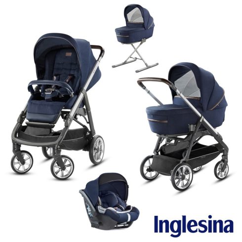 Inglesina Aptica Quattro 4in1 babakocsi szett I-Size Darwin hordozóval - College Blue