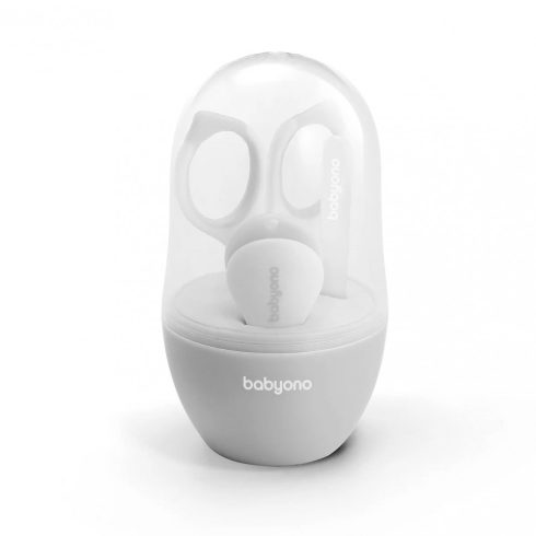 BabyOno manikűr készlet tokban - szürke