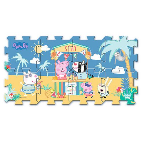 Trefl szivacs puzzle - Peppa malac nyaral