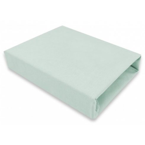 Baby Shop pamut,gumis lepedő 60*120 - 70*120 cm-es matracra használható  - menta 