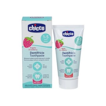   Chicco eper ízű fluormentes fogkrém 50 ml xilittel 1-5 év