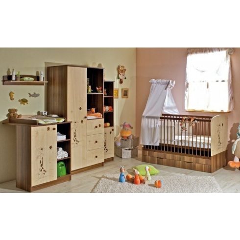 Faktum Makaó Sarokszekrény szilva/juhar - zsiráf 